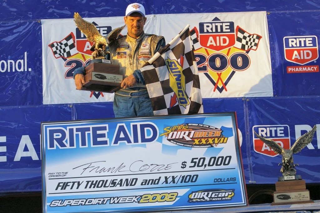 FLASHBACK to SUPER DIRT WEEK 2008 and Frank Cozee's big Syracuse win.