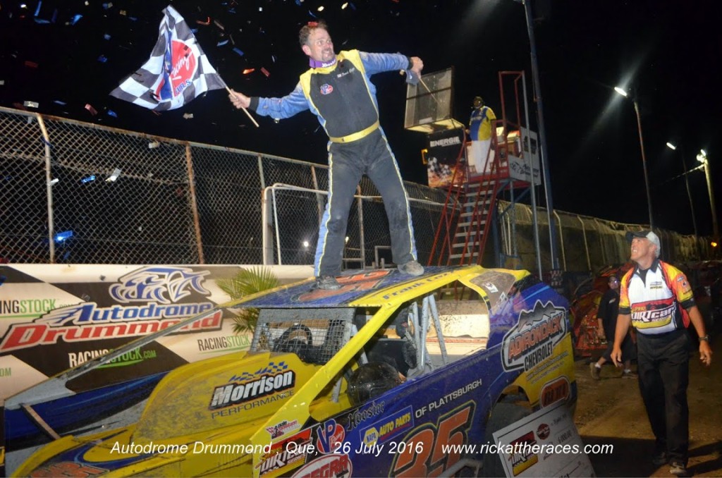 Frank Cozze wins the SDS race at Drummond 