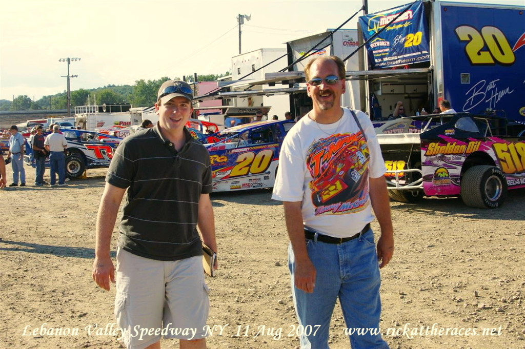 Mike and Jim at the 'Valley' in 2007